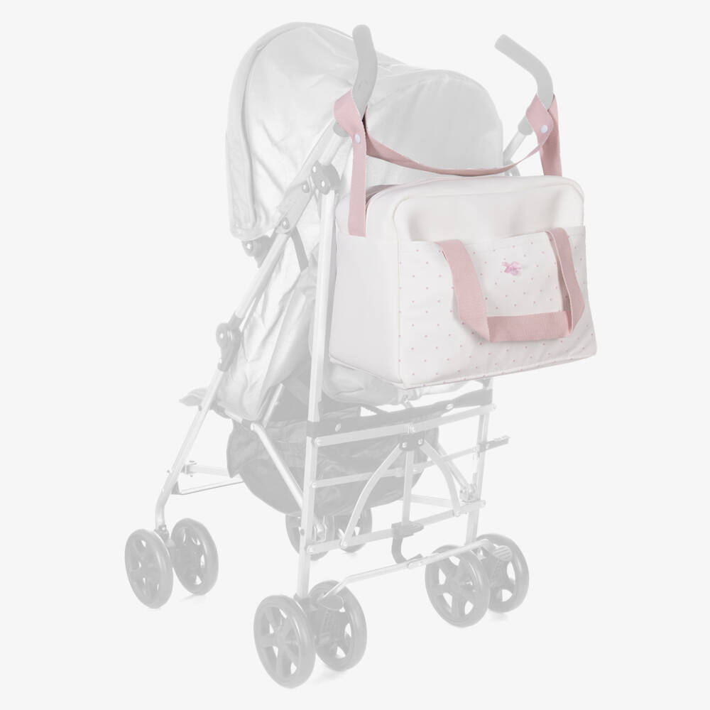 Uzturre-Белая пеленальная сумка со звездой (38см) | Childrensalon Outlet