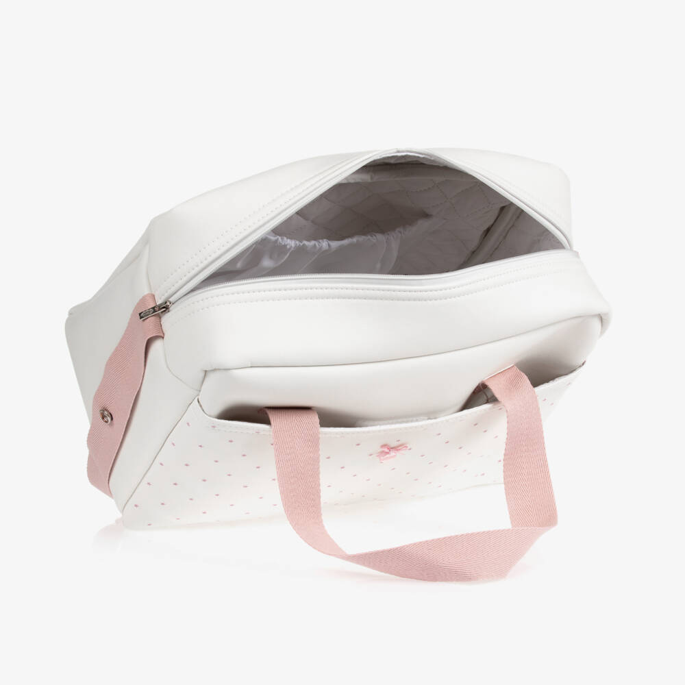 Uzturre-Белая пеленальная сумка со звездой (38см) | Childrensalon Outlet