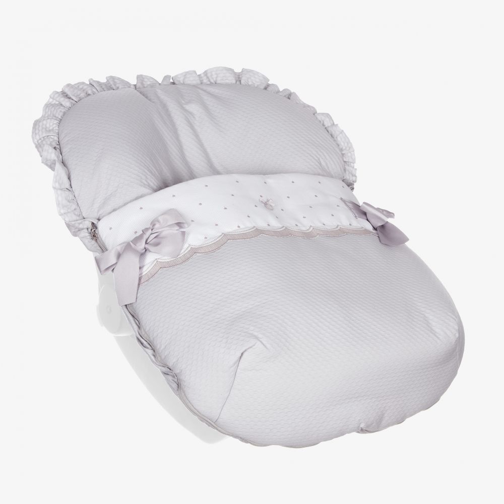 Uzturre-Grey Car Seat Baby Nest (75cm) | Childrensalon Outlet