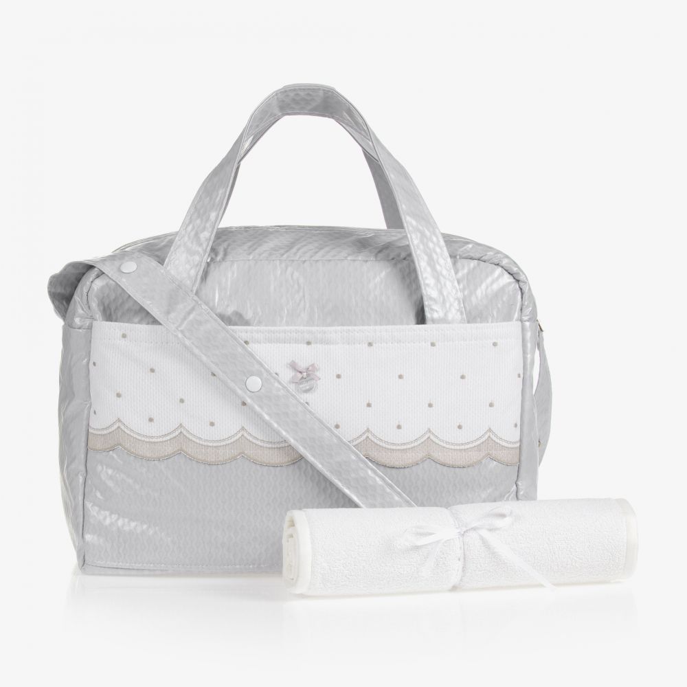 Uzturre - Grey Changing Bag (40cm) | Childrensalon