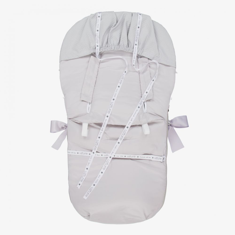 Uzturre-حمّالة فوت مافز قطن لون رمادي للأطفال | Childrensalon Outlet