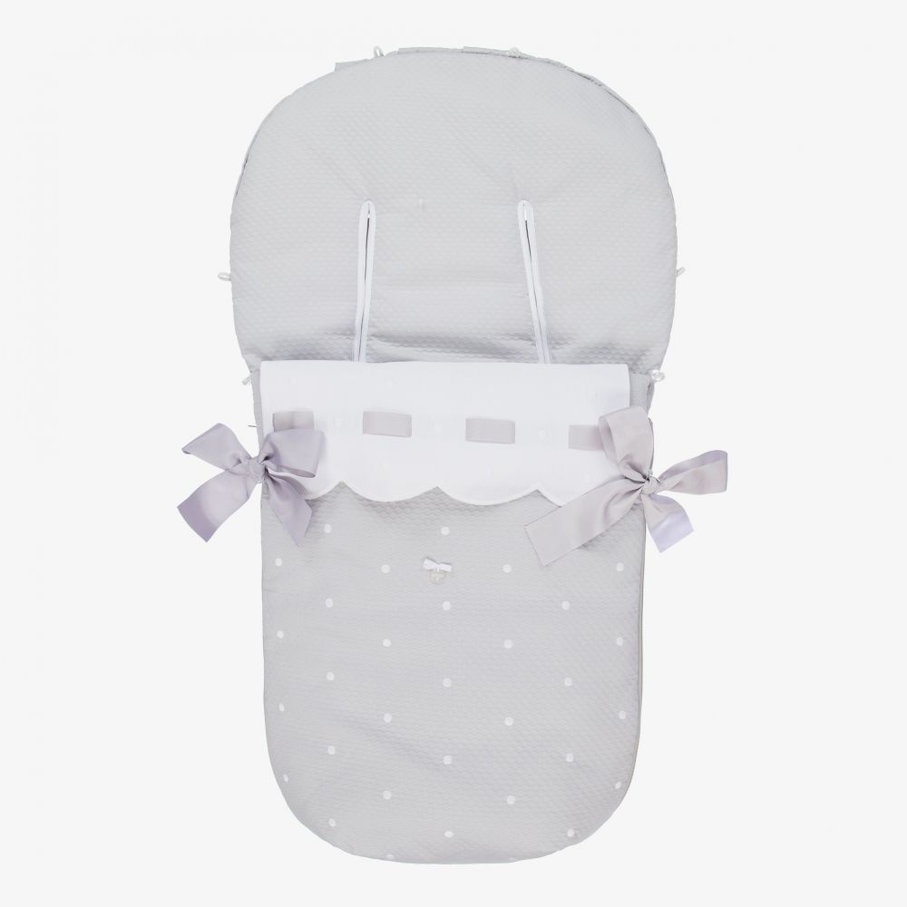 Uzturre - Grey Stroller Footmuff (97cm) | Childrensalon