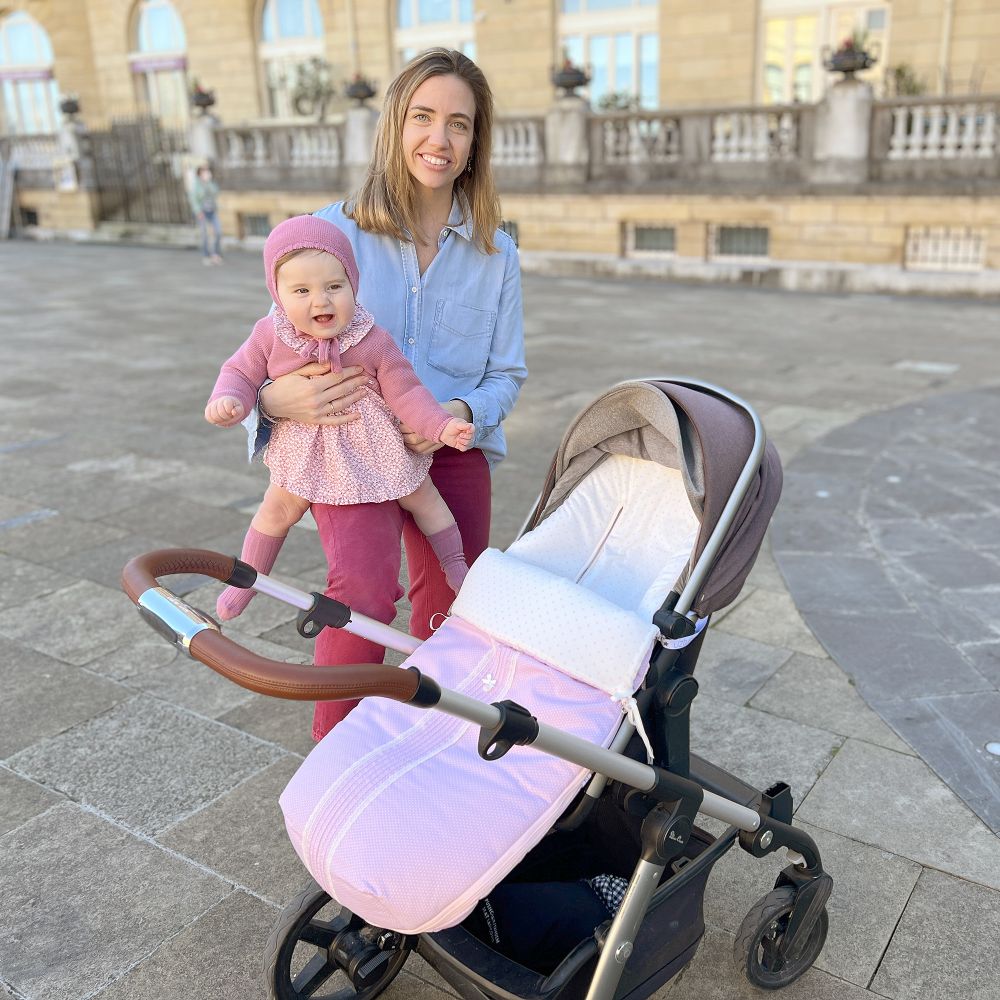 Baby deals pink footmuff