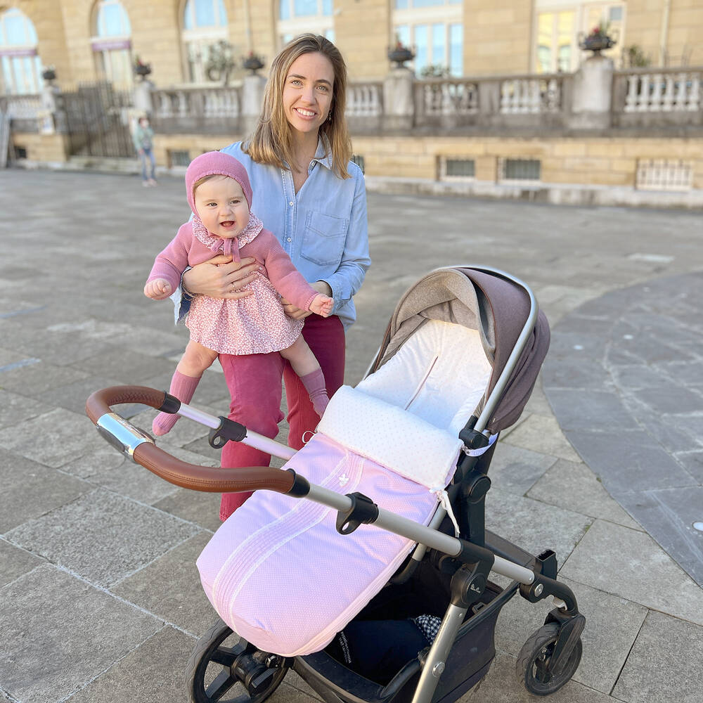 Girls stroller with footmuff shop