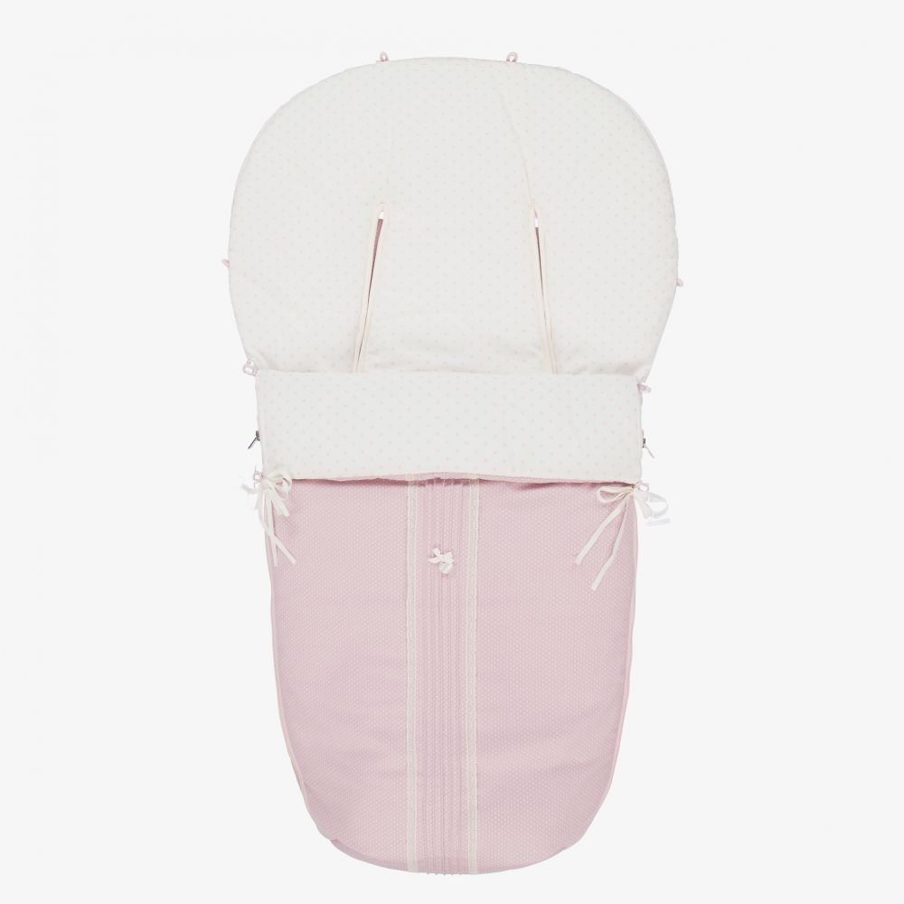 Uzturre - Rosa Fußsack für Buggy (97 cm) | Childrensalon