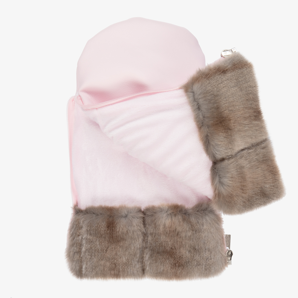 Uzturre-Розовые варежки для коляски | Childrensalon Outlet