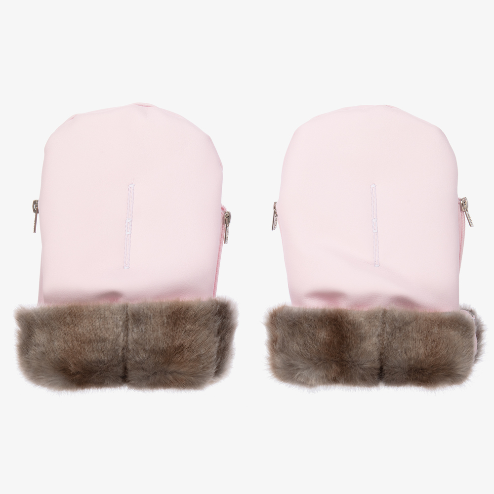 Uzturre-Розовые варежки для коляски | Childrensalon Outlet