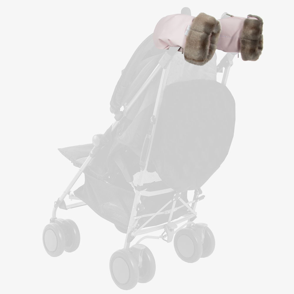 Uzturre-Розовые варежки для коляски | Childrensalon Outlet
