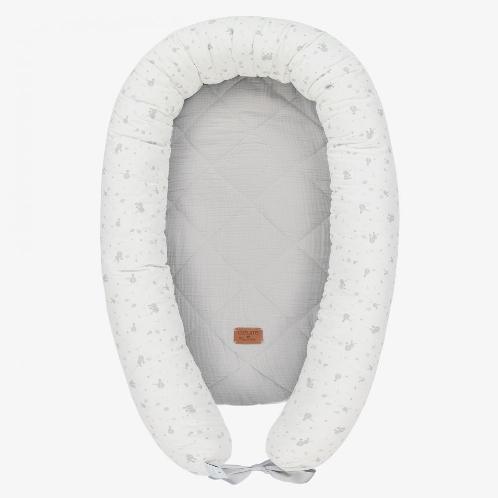 Uzturre-White & Grey Cocoon Nest (80cm) | Childrensalon Outlet