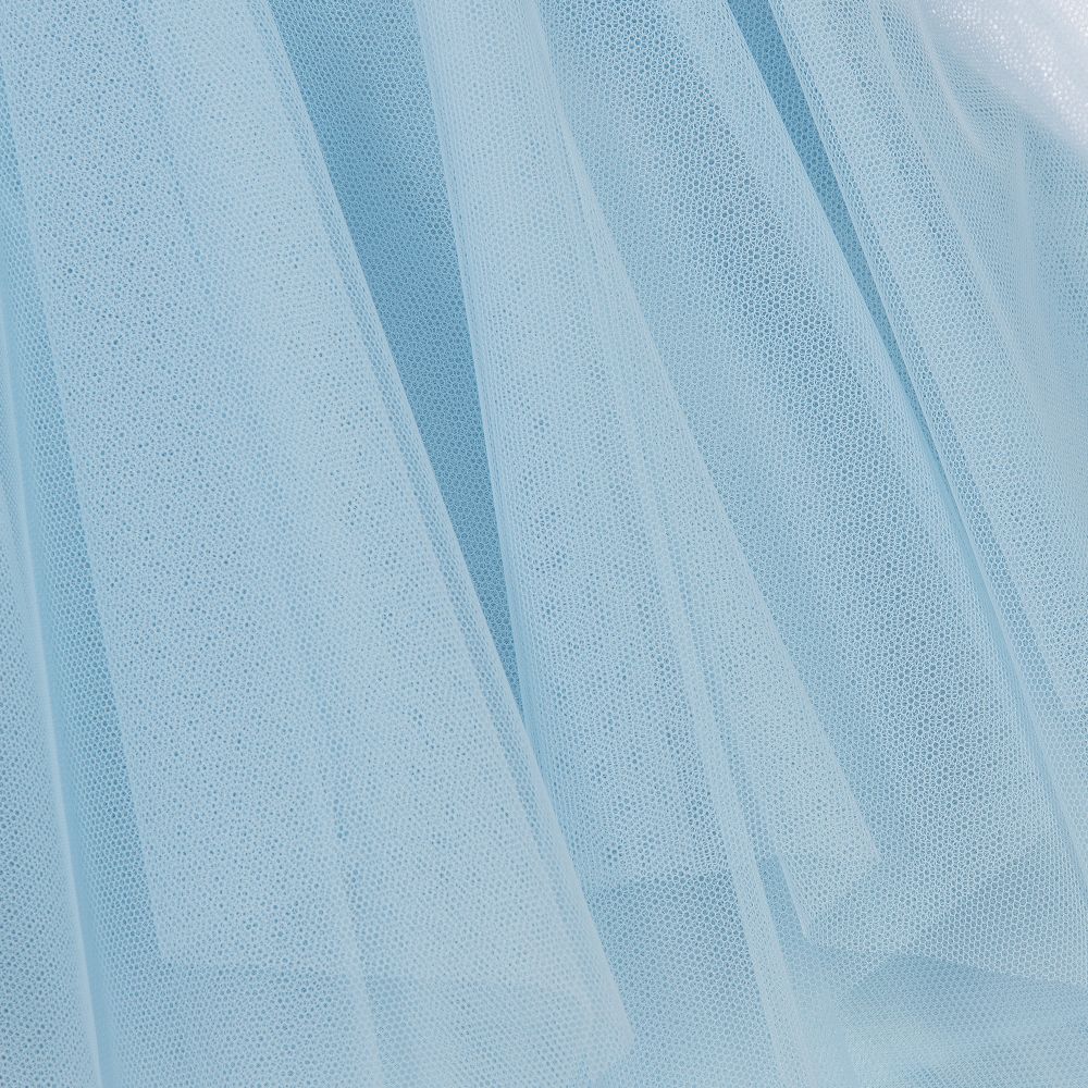 ValMax-Girls Blue Embroidered Dress | Childrensalon Outlet