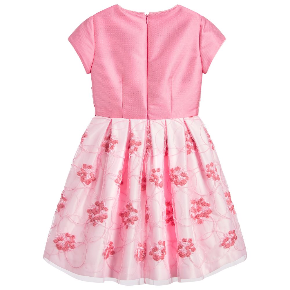 ValMax-فستان تول مطرز لون زهري للفتيات | Childrensalon Outlet