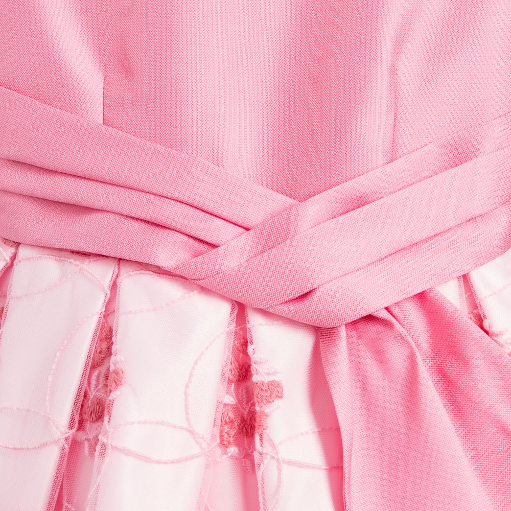 ValMax-فستان تول مطرز لون زهري للفتيات | Childrensalon Outlet