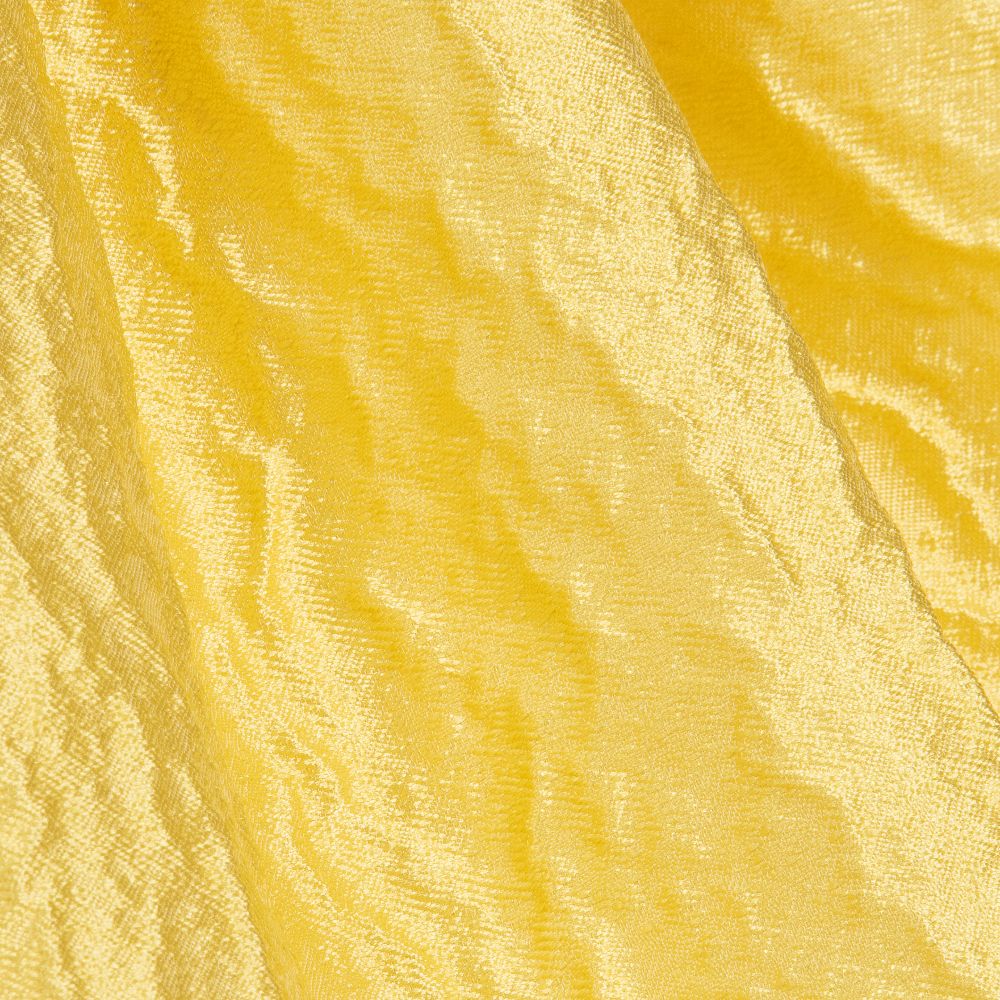 ValMax-Girls Yellow Silk Blend Dress | Childrensalon Outlet