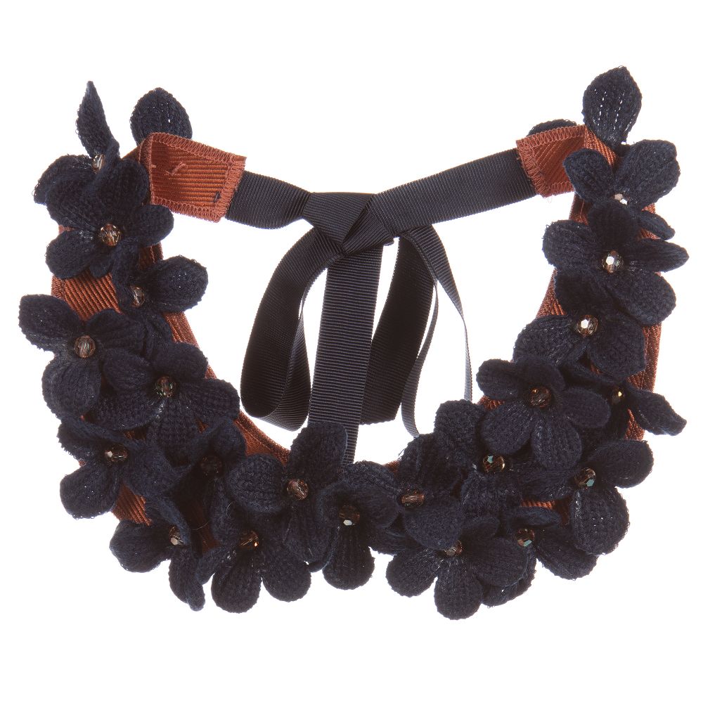 ValMax-Navy Blue & Gold Dress | Childrensalon Outlet