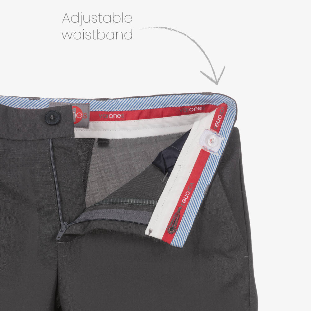 Varones One-Boys Grey Tailcoat Suit | Childrensalon Outlet