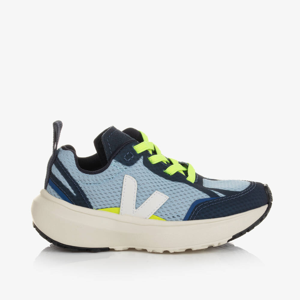 VEJA-حذاء رياضي شبك لون أزرق للأولاد | Childrensalon Outlet