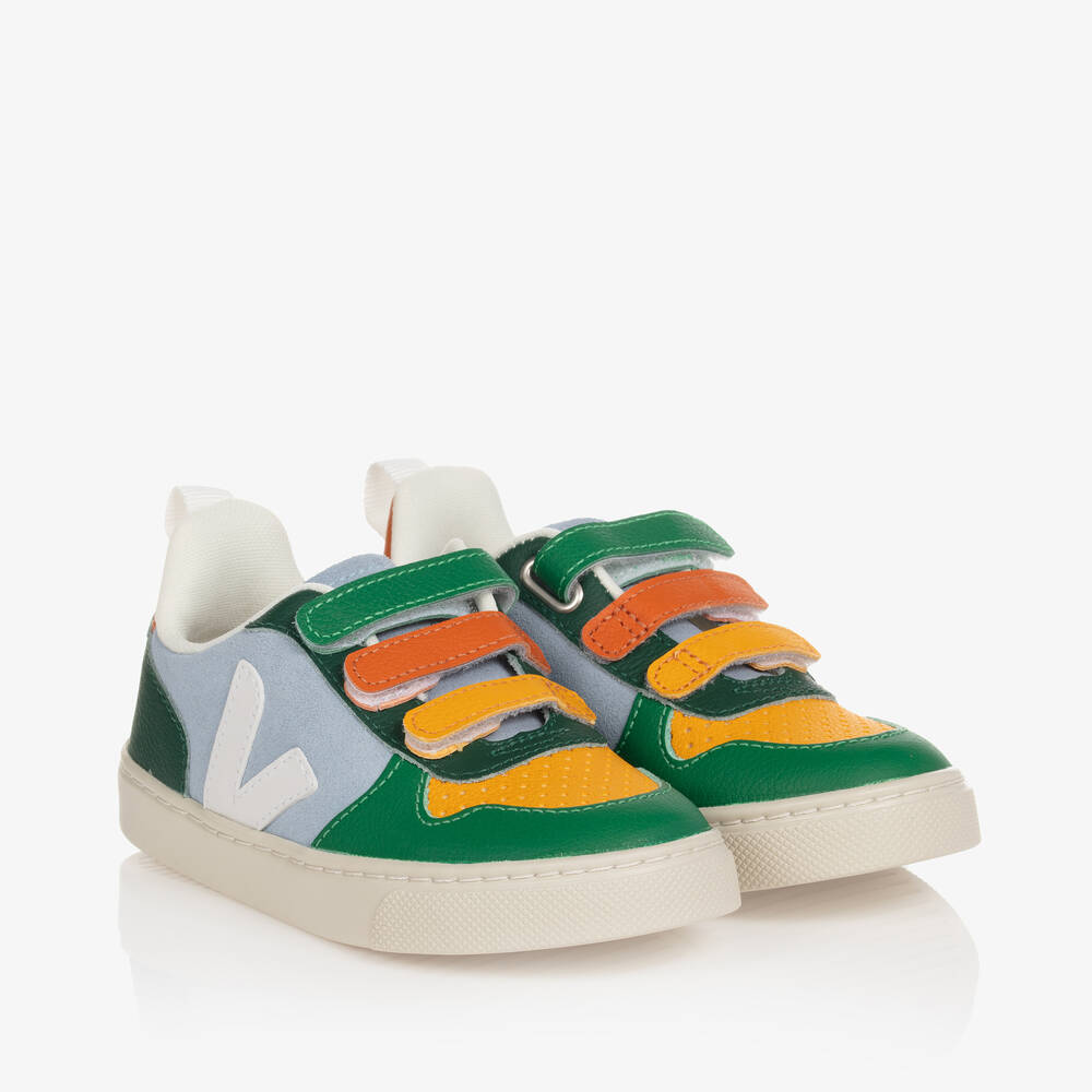 VEJA - Grüne V-10 Wildleder-Sneakers (J) | Childrensalon