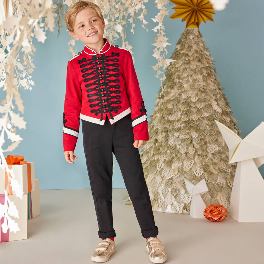 VEJA-Gold & White Leather Esplar Trainers | Childrensalon Outlet