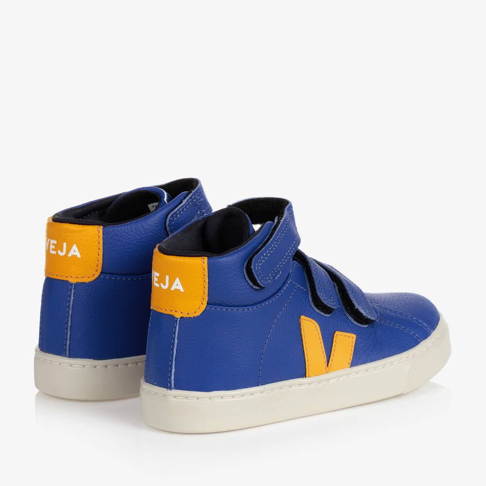 VEJA Teen Boys Blue Orange Trainers