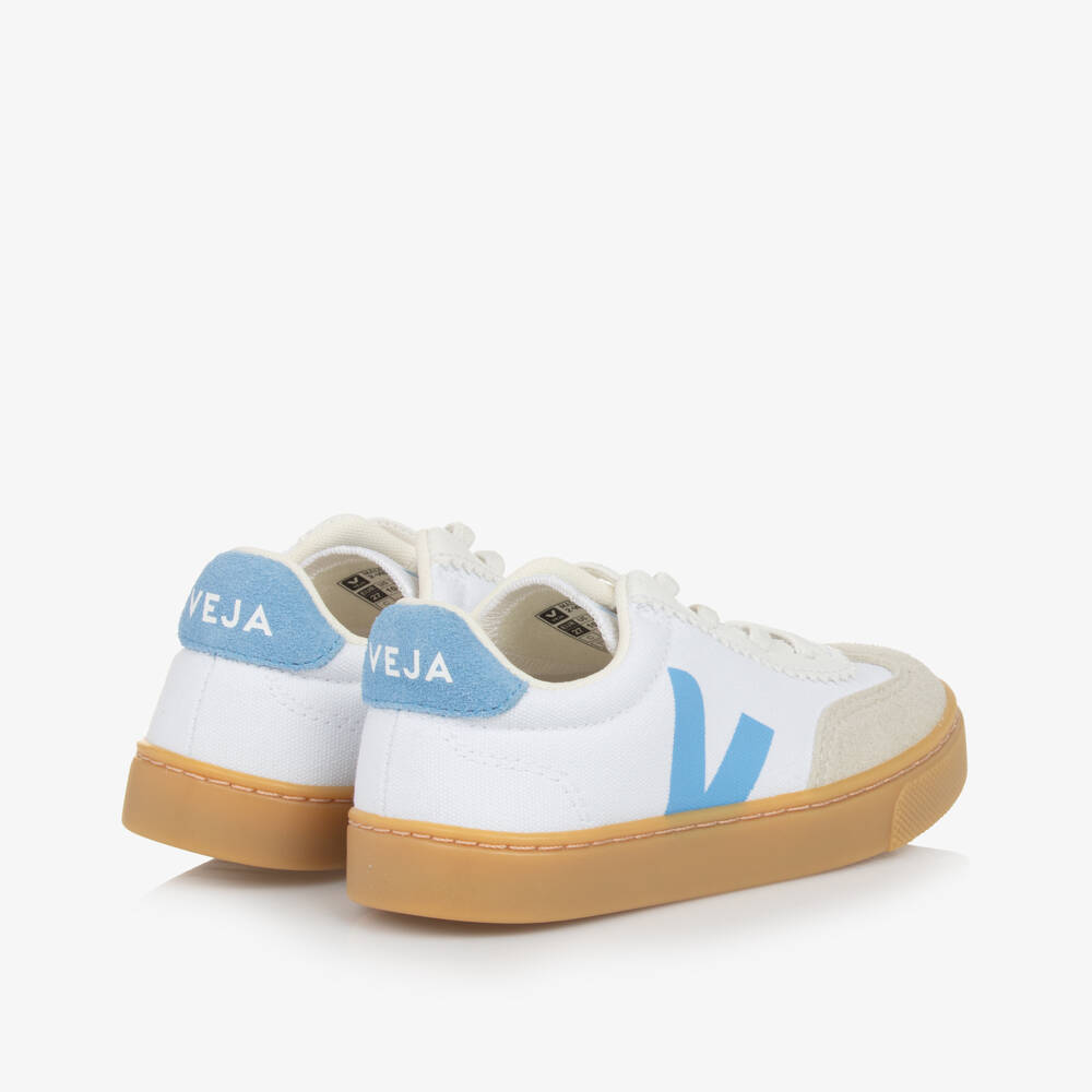 VEJA-Синие и белые текстильные слипоны | Childrensalon Outlet