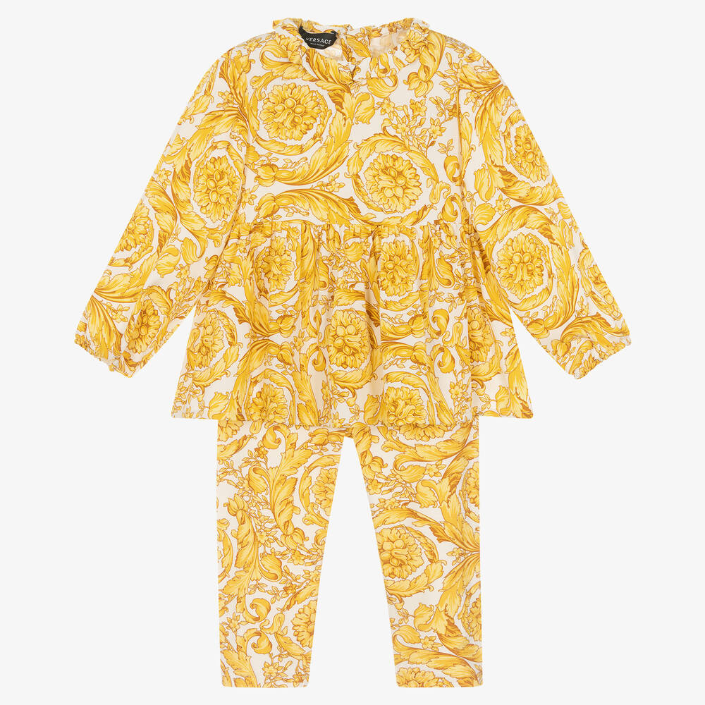 Versace - Barocco Leggings-Set für Babys (M) | Childrensalon