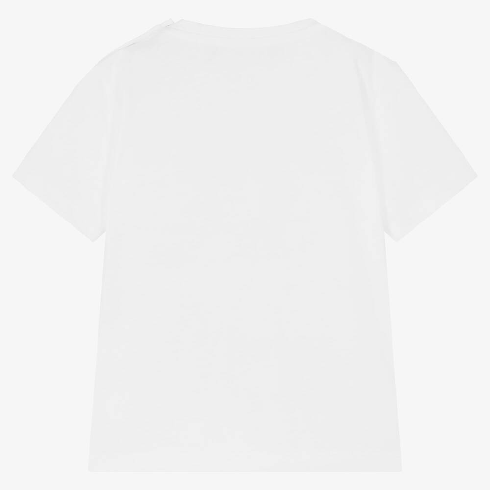 Versace-Белая хлопковая футболка Medusa | Childrensalon Outlet