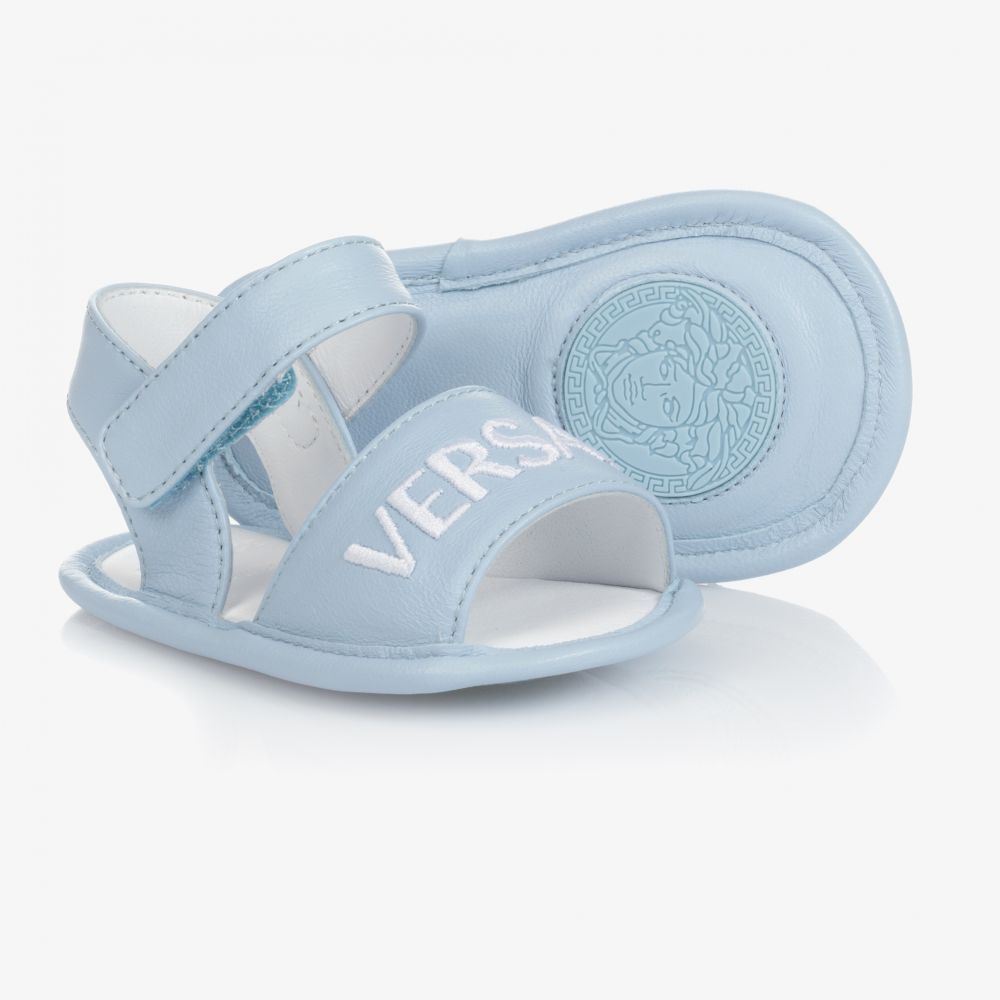 Versace outlet slides blue
