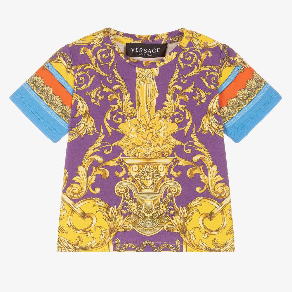 Versace - Barocco Goddess T-Shirt | Childrensalon