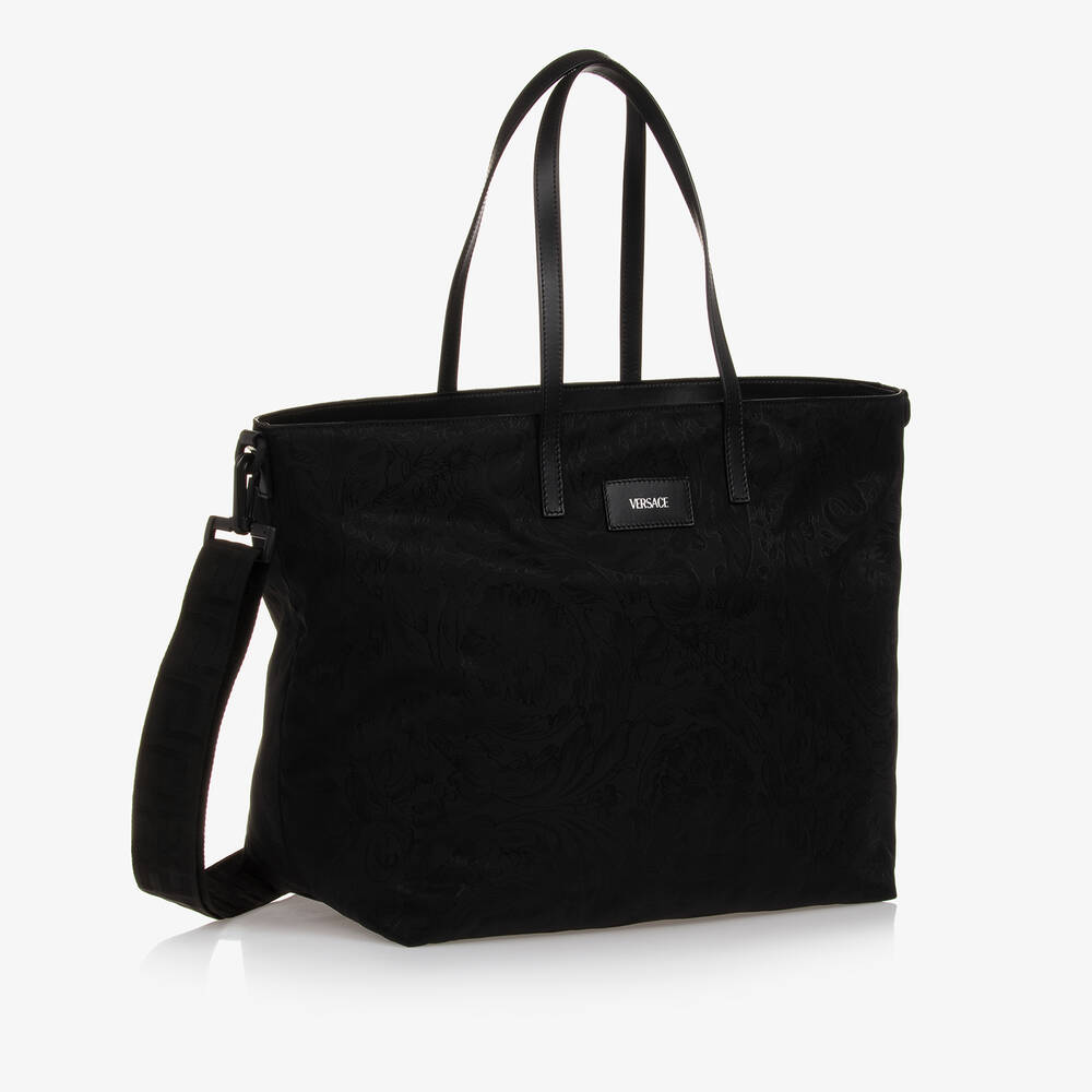 Versace-Black Barocco Changing Bag (49cm) | Childrensalon Outlet