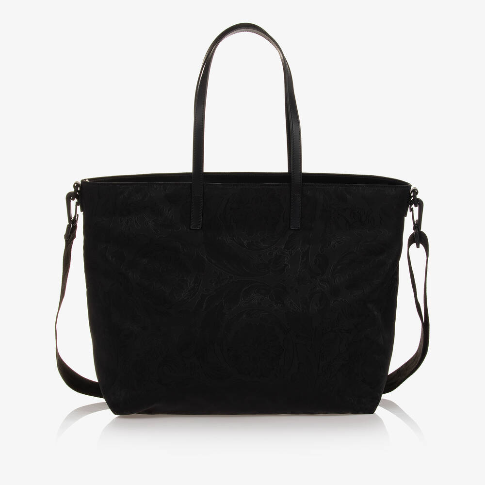 Versace-Black Barocco Changing Bag (49cm) | Childrensalon Outlet