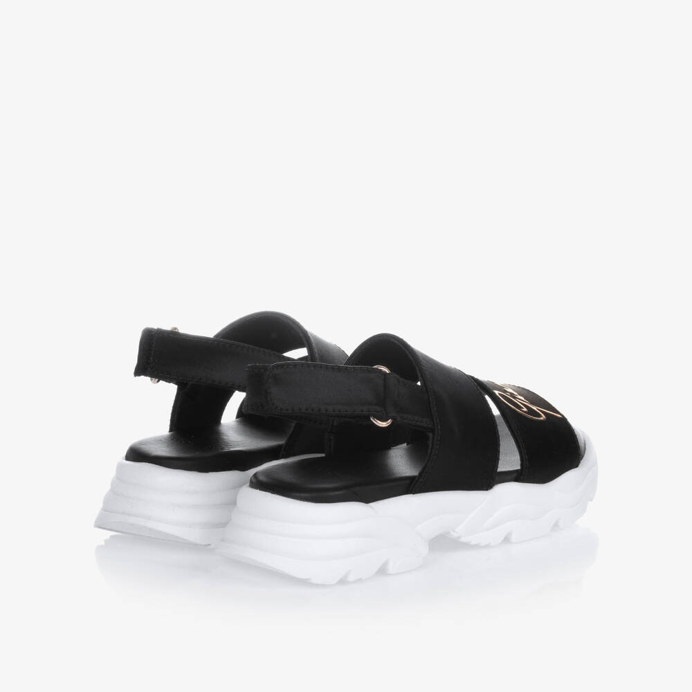 Versace-Черные массивные сандалии | Childrensalon Outlet
