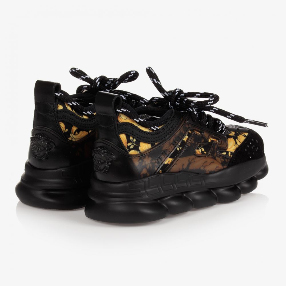 Versace gold trainers cheap
