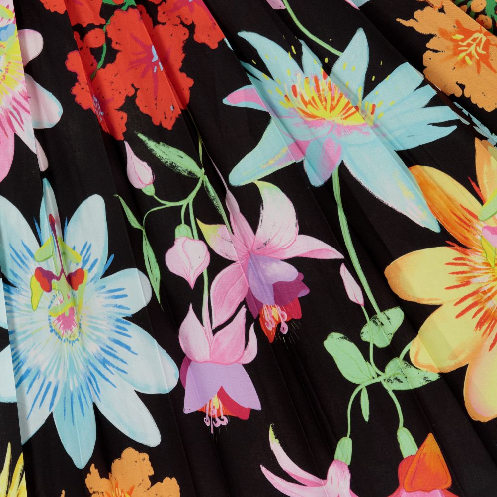 Versace-فستان قطن لون أسود | Childrensalon Outlet