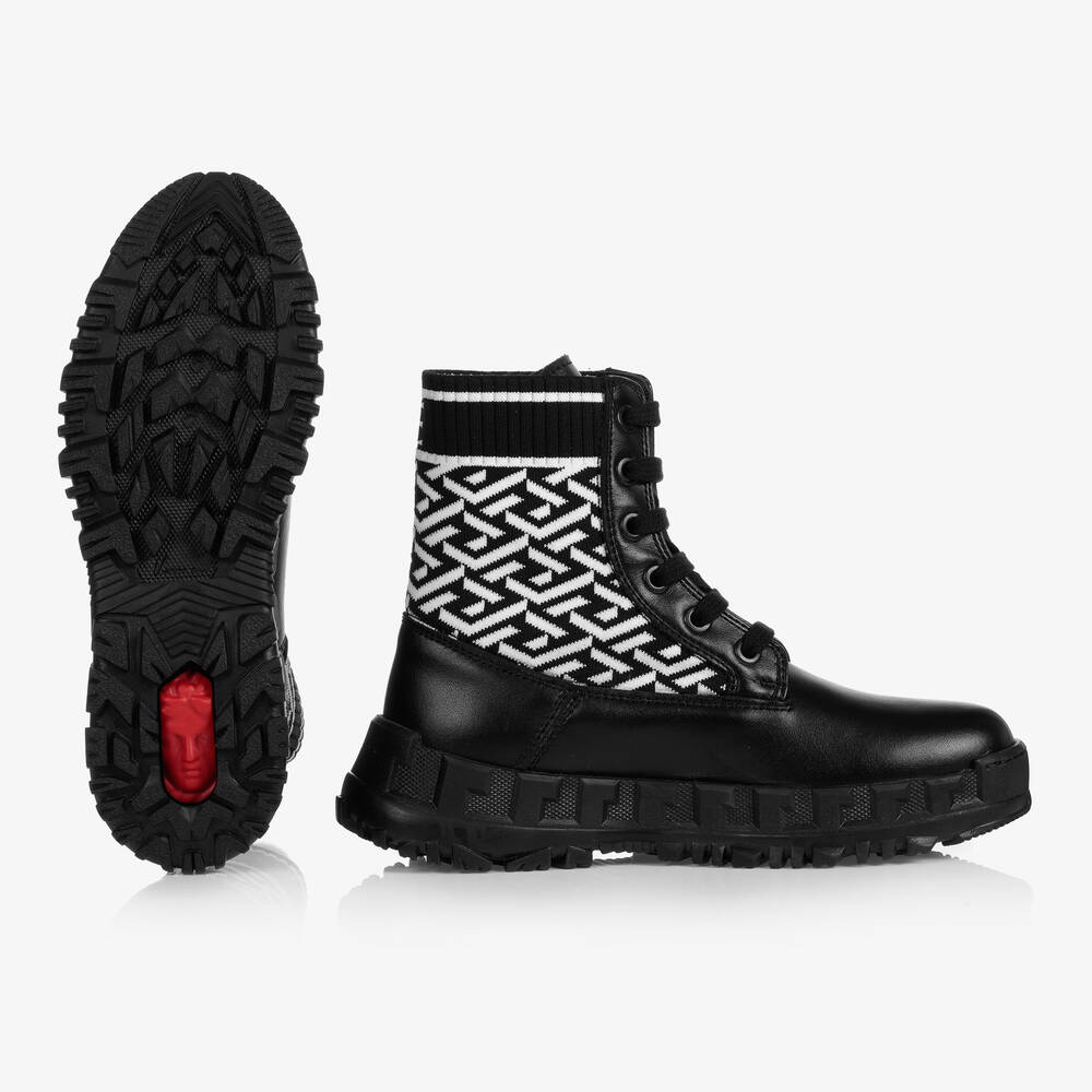 Versace shop red boots
