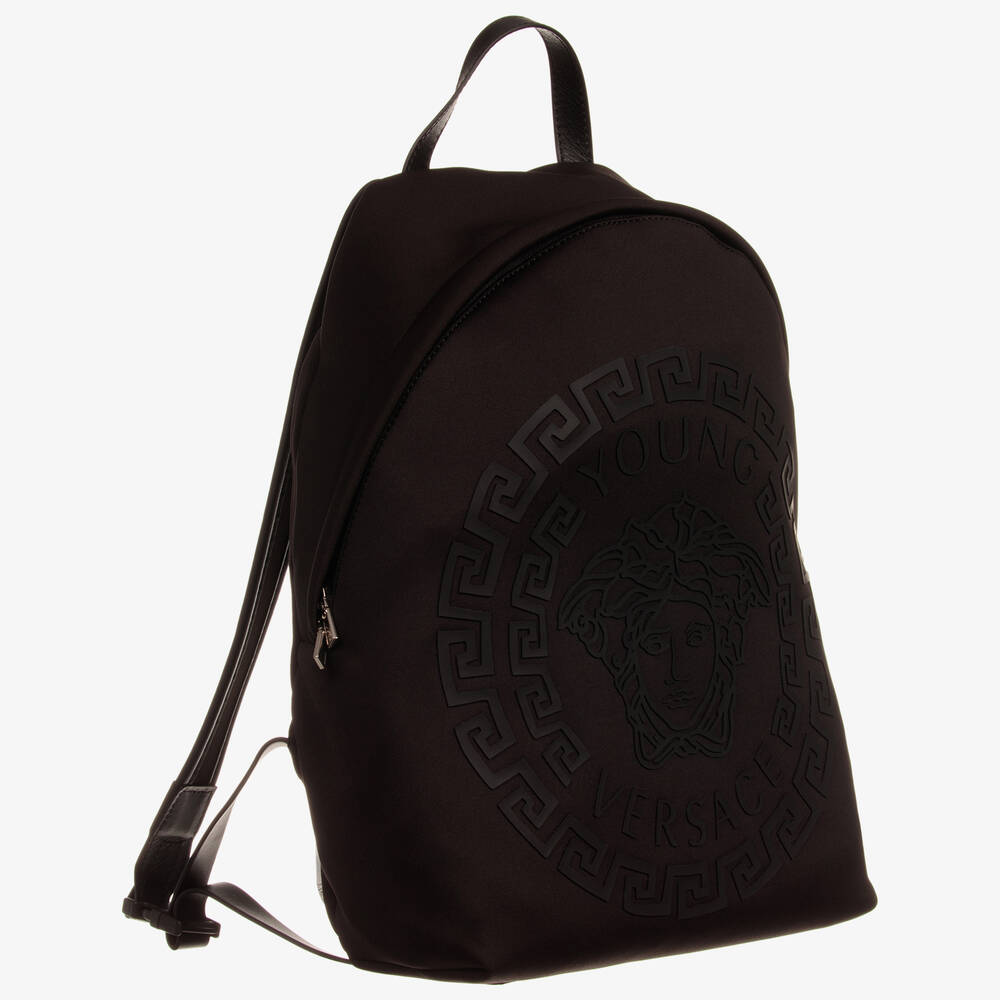 Versace-Black Medusa Backpack (35cm) | Childrensalon Outlet