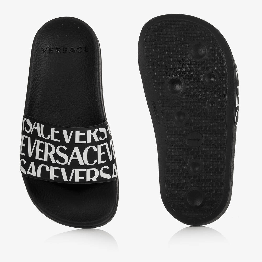 Mens versace discount slides sale