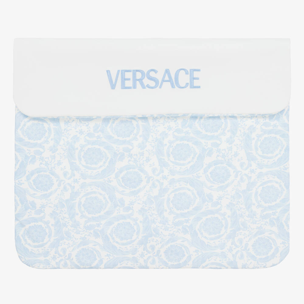 Blue Barocco Baby Blanket 75cm