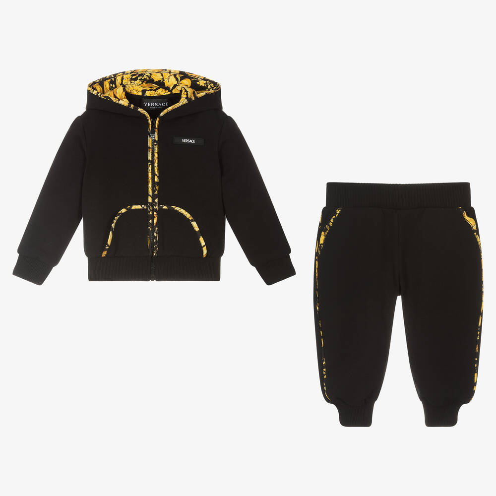 Versace tracksuit black online