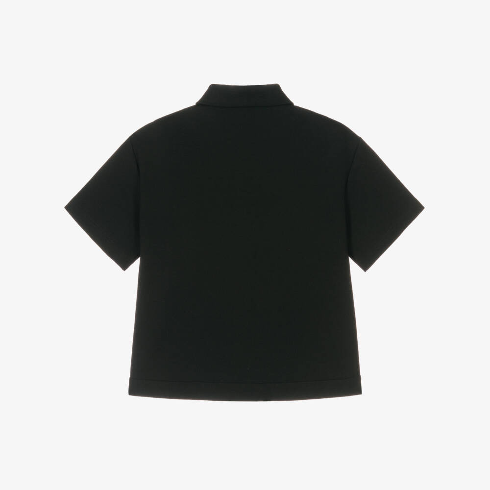 Versace-قميص ميلانو باروك أسود للأولاد | Childrensalon Outlet