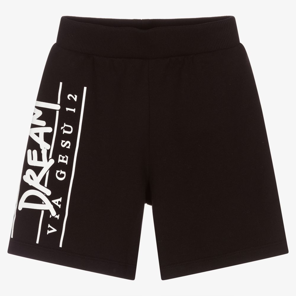 Versace - Boys Black Dream Logo Shorts | Childrensalon