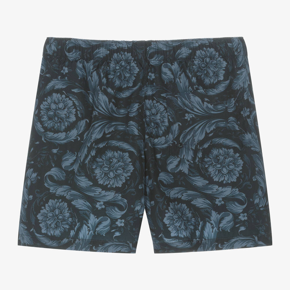 Versace-Синие плавки-шорты Barocco для мальчиков | Childrensalon Outlet