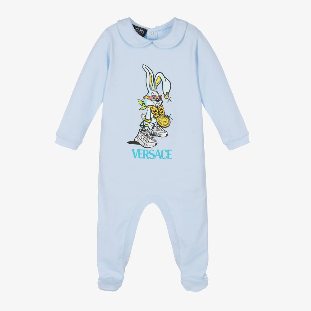 Blue discount versace jumpsuit