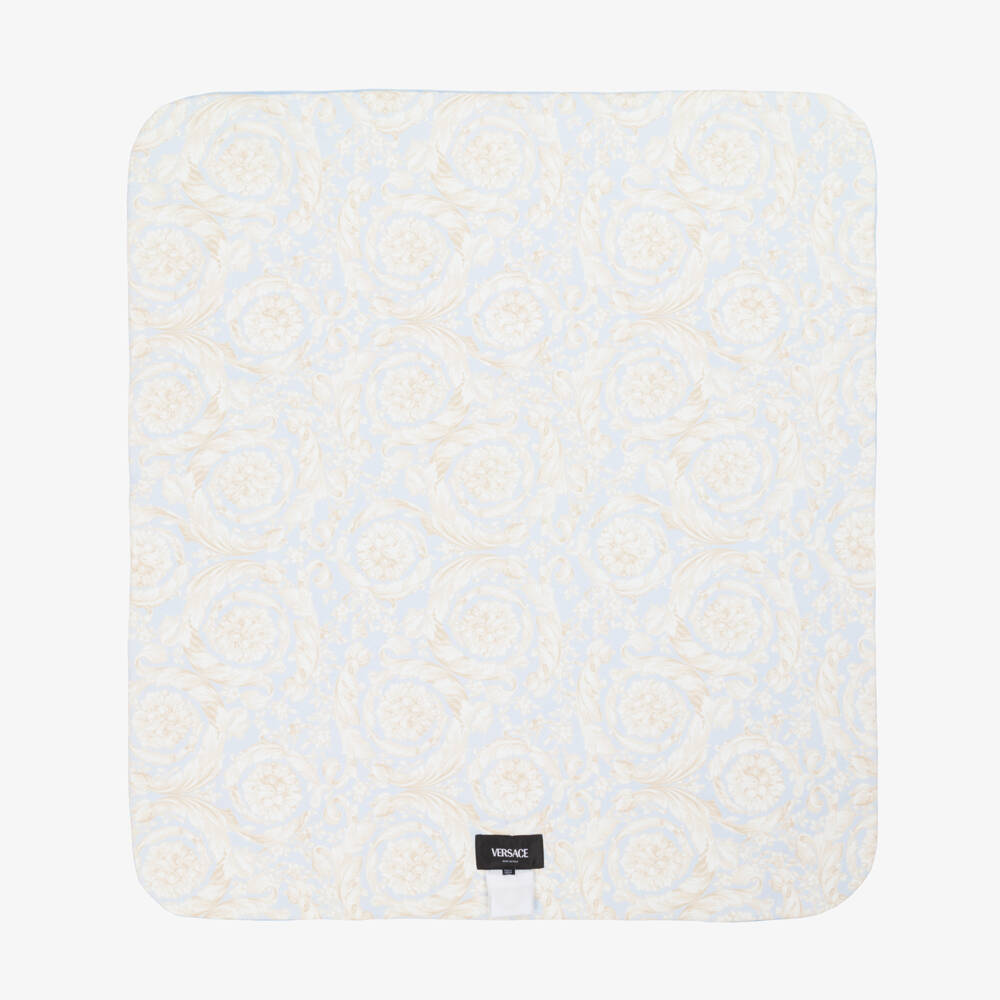 Versace-Boys Blue Cotton Medusa Wrap | Childrensalon Outlet