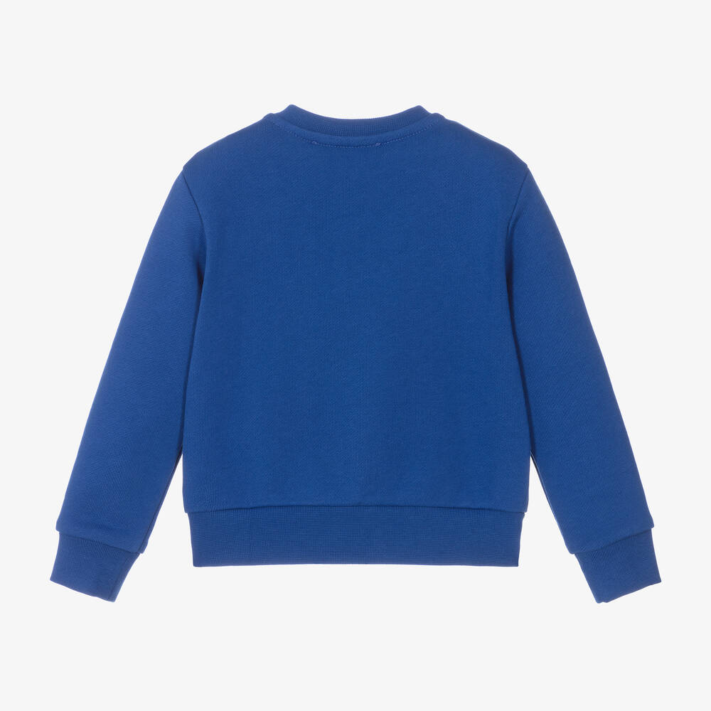 Versace Boys Blue Cotton Sweatshirt