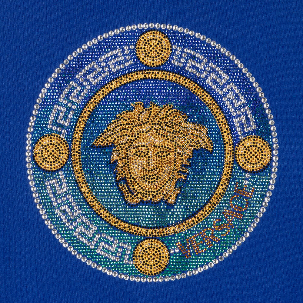 Versace cheap blue hoodie