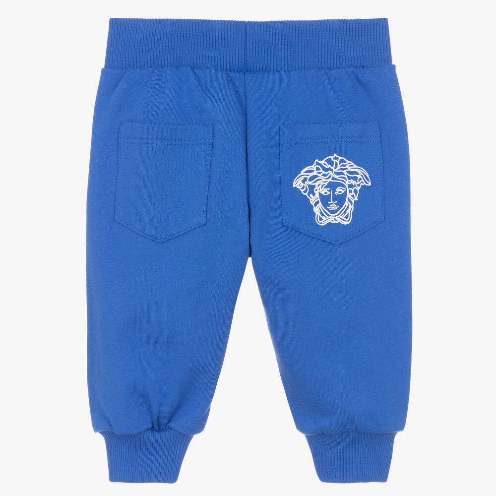 Versace Boys Blue Greca Joggers