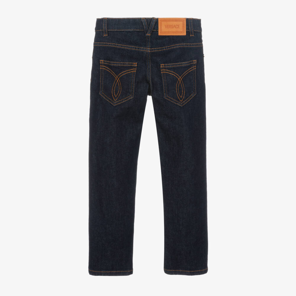 Versace-Синие джинсы из денима | Childrensalon Outlet