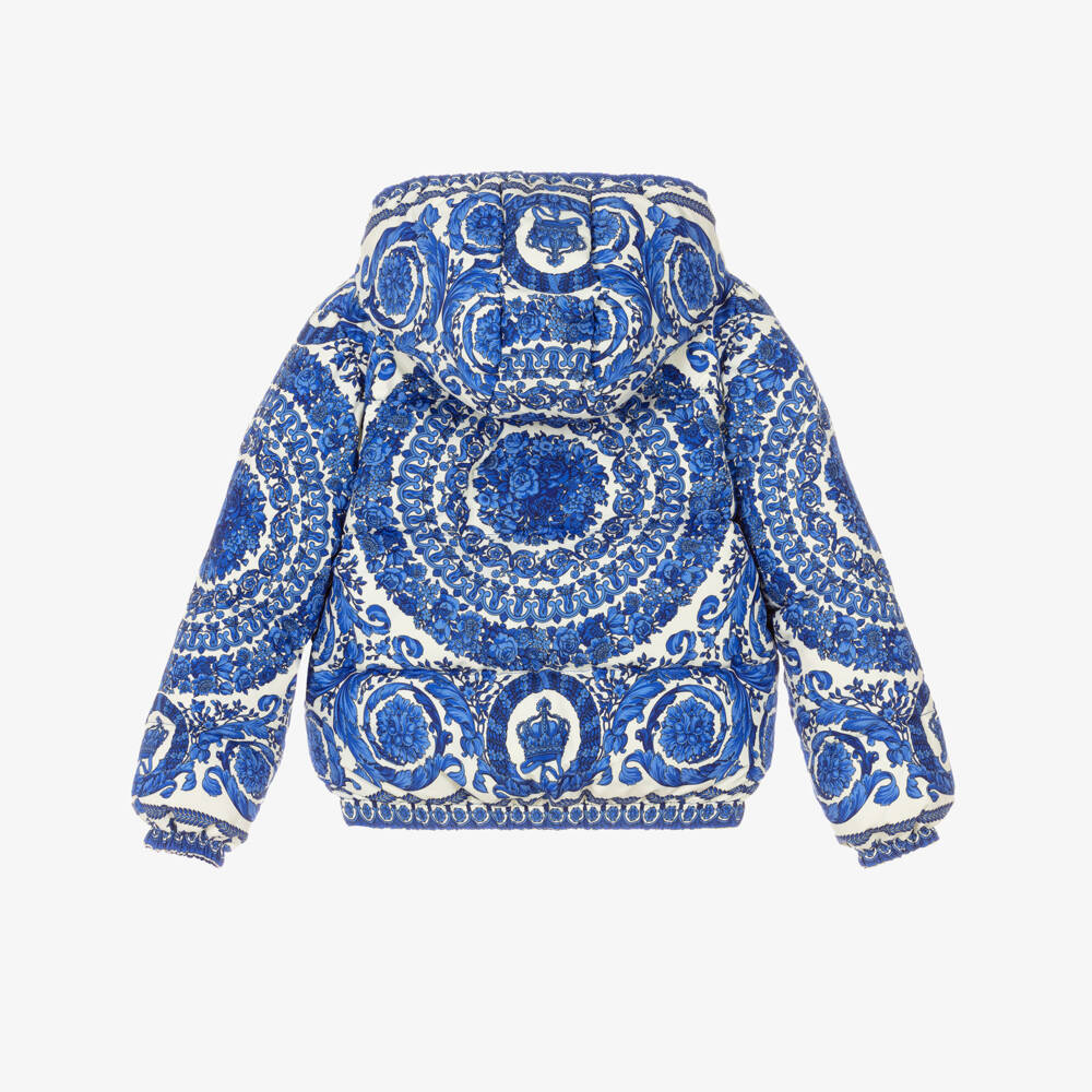 Versace-Boys Dual-Sided Down Jacket | Childrensalon Outlet