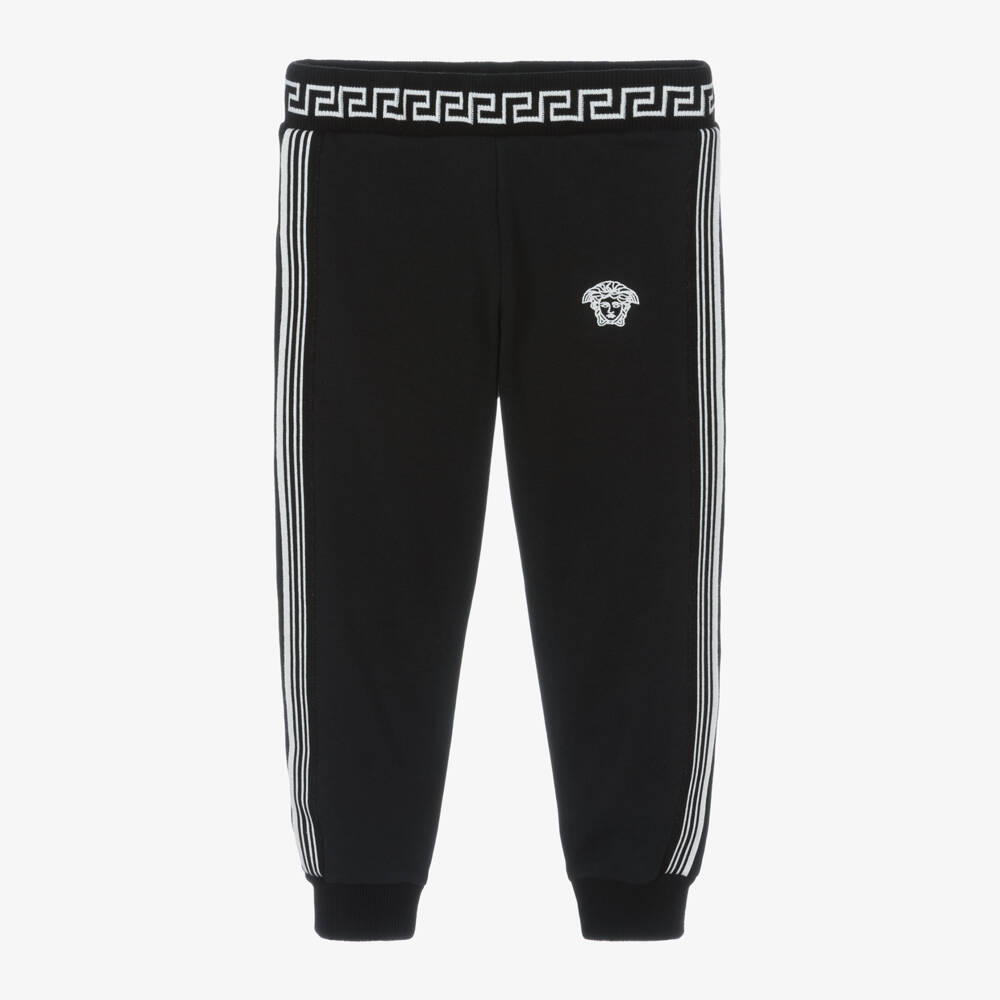 Versace-Boys Greca Patterned Cotton Trousers | Childrensalon Outlet