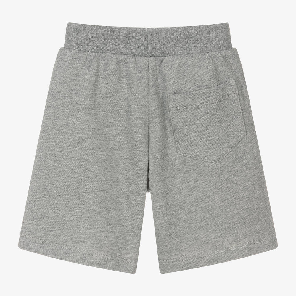 Versace-شورت قطن لون رمادي للأولاد | Childrensalon Outlet